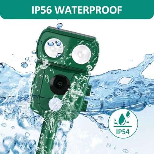 Cusbus Ultrasonic Animal Repellent Outdoor, Waterproof, Solar Power, Green — view 4
