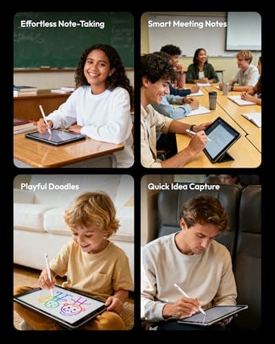 Metapen Pencil Air8 for Apple iPad 2018-2026, 10 Min Faster Charge, Palm Rejection Stylus Pen for iPad a16/11/10/9/8/7/6th Gen, Pro 12.9/11/13-inch M4, Air 3/4/5/M2/M3/M4, Mini 5/6th — view 8
