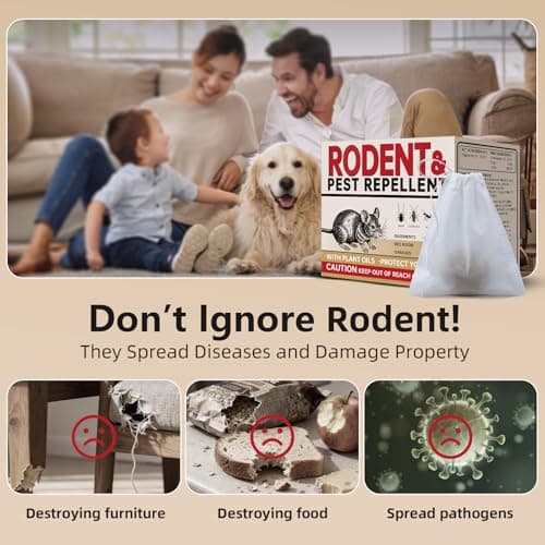Mouse Repellent 36 Balls, Peppermint Rodent Repellent for Indoor & Outdoor Use, Long-Lasting Safe Mice Deterrent, Natural Effective Moth Balls for Rodent Control for Home, Car & Garden — view 5