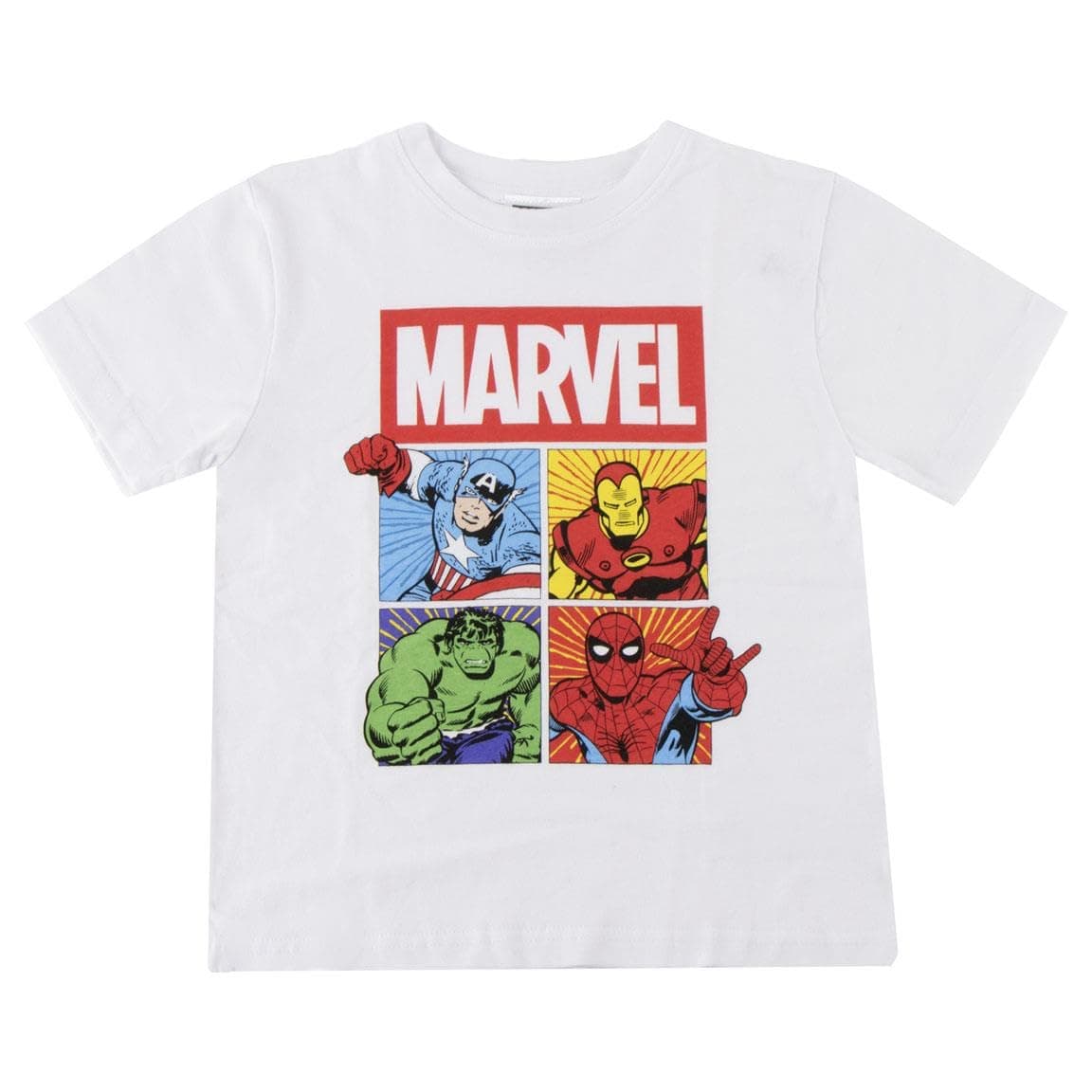Camiseta Corta Avengers para Niños y Niñas - Camiseta Infantil Marvel Transpirable y Cómoda, Ropa para Verano, Uso Diario y Excursiones — view 12