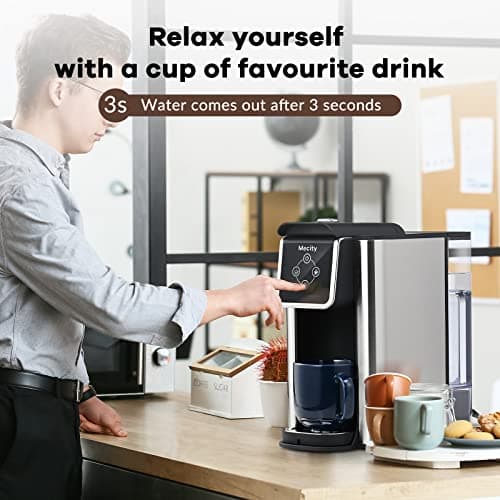 Mecity Coffee Maker 3 in 1 Single Serve Coffee Machine, Compatible with K cup Capsules, Instant Coffee Pot, Tea maker, 6,8,10 Oz Cup, Removable 50 Oz Water Reservoir, 120V 1150W — view 4