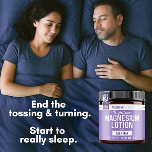 Nighttime Magnesium Lotion with Arnica – Highly Concentrated Magnesium for Muscles & Joints – Apply to Legs or Feet Before Bed – Skin-Friendly — view 5