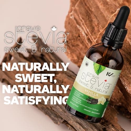 Crave Stevia Pure Vanilla Liquid Stevia Drops, Sugar-Free, 2 x 50ml — view 5