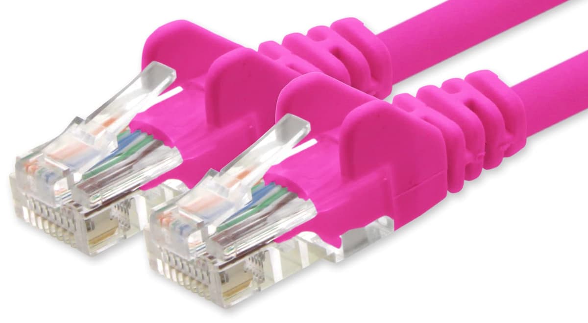 1aTTack.de 0.25m - black - 10 pieces - (PACK) - CAT.6 CAT6 Ethernet LAN network cable 1000 Mbit/s patch cable — view 129