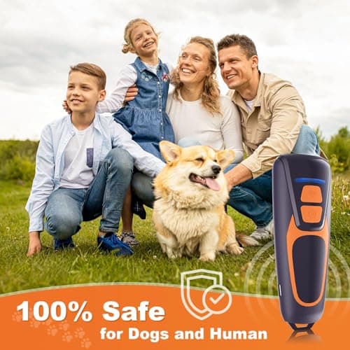 Dog Bark Deterrent Devices, Rechargeable Ultrasonic Anti Barking Device for Dogs, Dog Bark Control Devices 50FT Range Safe for Dogs & Human Portable Indoor Outdoor — view 4