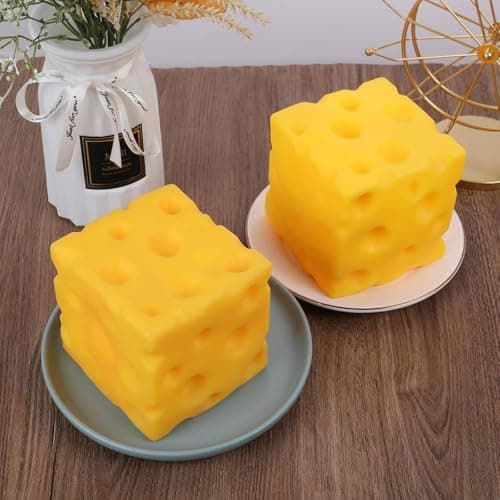 Cheese Squishy Toys, Slow Rising Stress Relief Gifts for Adults, 2.36Inch — view 8