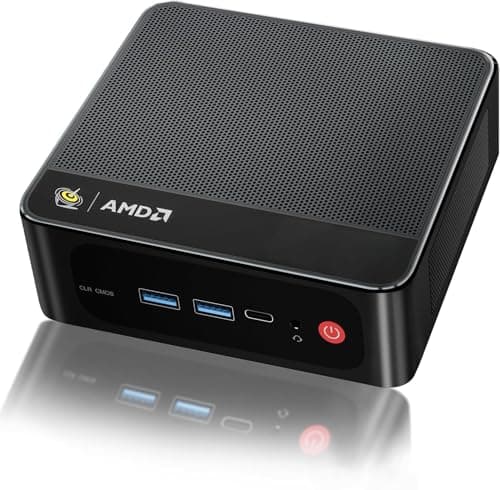 Beelink SER5 Mini PC,AMD Ryzen 5 5500U(6C/12T,up to 4.0 GHz),Mini Computer 16GB DDR4 RAM 480GB M.2 2280 SSD Graphics 7core 1800MHz,Support 4K Triple Display/HDMI+DP+Type-C/Wifi6/BT5.4