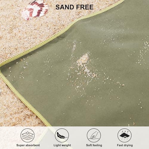 Rainleaf Microfiber Towel Perfect Travel & Gym & Camping Towel. Quick Dry - Super Absorbent - Ultra Compact - Lightweight. Suitable for Trip, Beach, Shower, Backpacking, Pool — view 4