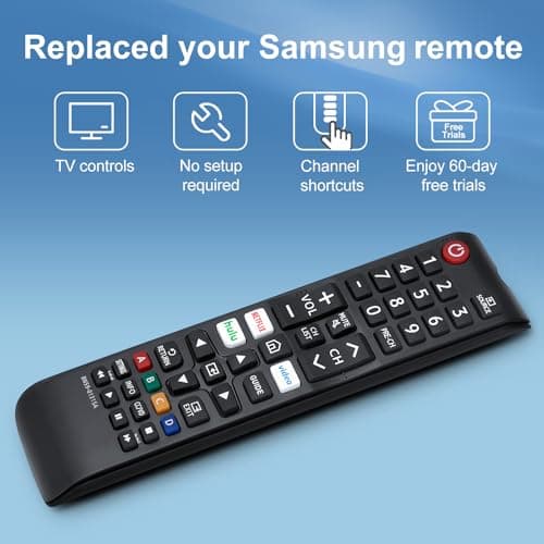 【Pack of 2】 New Universal Remote for All Samsung TV Remote, Replacement Compatible for All Samsung Smart TV, LED, LCD, HDTV, 3D, Series TV — view 5