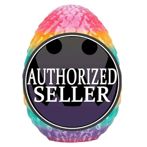 Mini 3D Printed Dragon Eggs with Dragon Inside, Articulated Crystal Dragons 3D Printed Animals Easter Egg Fillers, Easter Basket Stuffers Christmas Fidget Toys Gifts for Kids (12pcs-withkeychain)