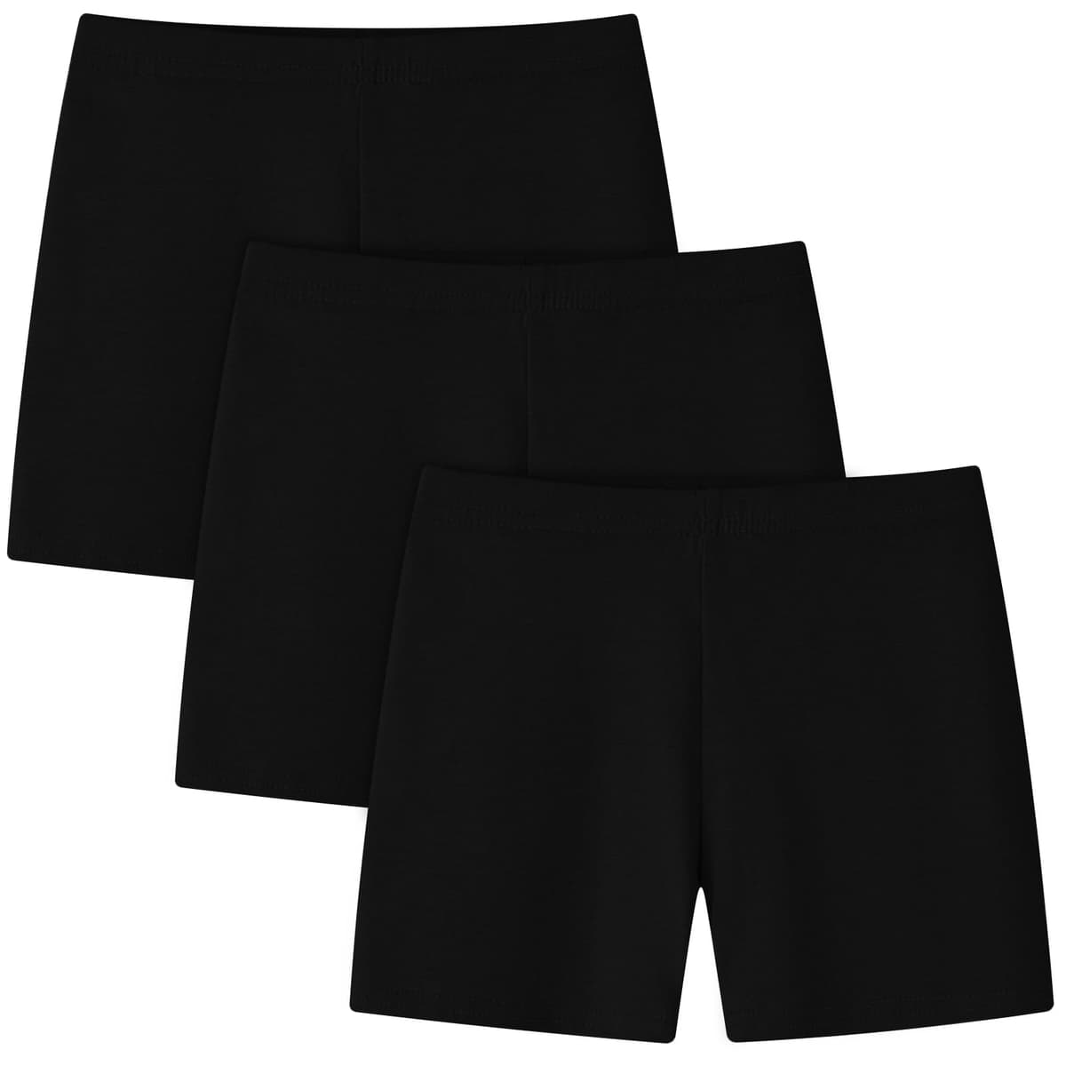 Adorel Girls Shorts Cycling Short Leggings Sports Cotton Summer Pack of 3