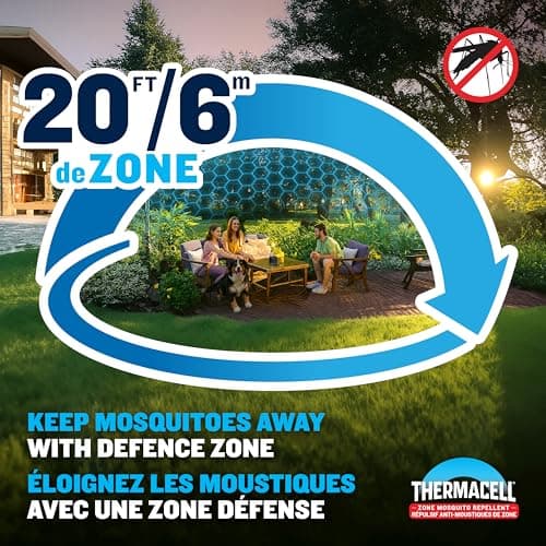Thermacell Mosquito Rechargeable Repeller Refills; 72 Hours; Compatible with Thermacell E-Series & Radius Only; 20 Foot (6 m) Mosquito Repellent Zone; Deet Free Bug Spray Alternative; Scent Free … — view 4