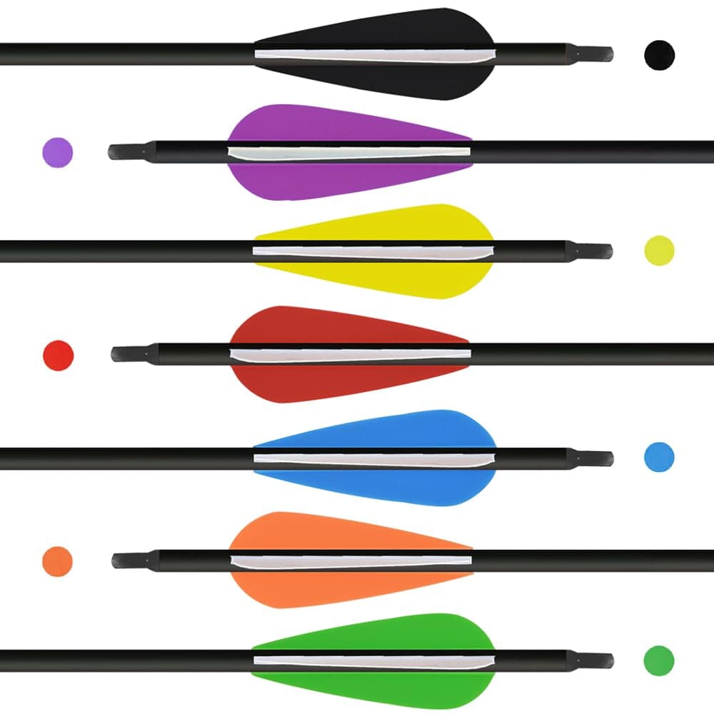 100 pcs Goma Plumas de Flecha 3 Pulgadas El Plastico Flecha Plumas Fletches para la Caza DIY Flechas — view 4