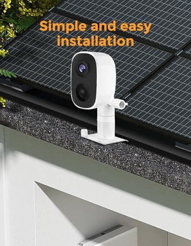 Vinyl Siding Camera Mount Compatible with Arlo,Ring,Eufy,Nest,Wyze Cameras,360 Degree Adjustable Outdoor Security Camera Mount for Vinyl Siding,No Drill Stainless Steel Rust-Resistant Outdoor Holder — view 3