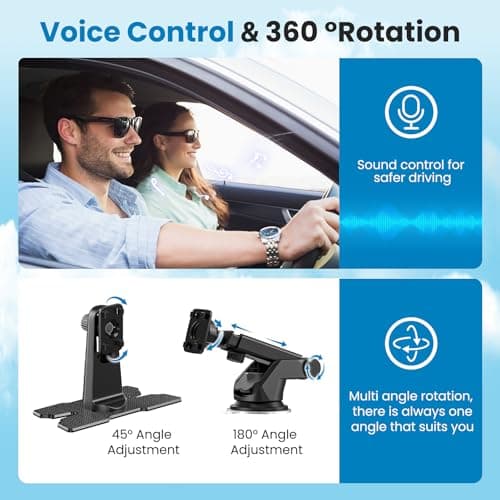 Portable Apple Carplay Screen for Car, 11.3" Extra Large Wireless Car Play & Android Auto Screen for Car, Car Stereo with 4K Dash Cam, App View, Backup Camera,GPS,Mirror Link,FM, Voice Control — view 5