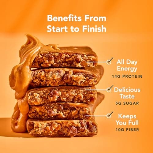 ALOHA Organic Plant Based Protein Bar | Peanut Butter Chocolate Chip, 12 Ct — view 3