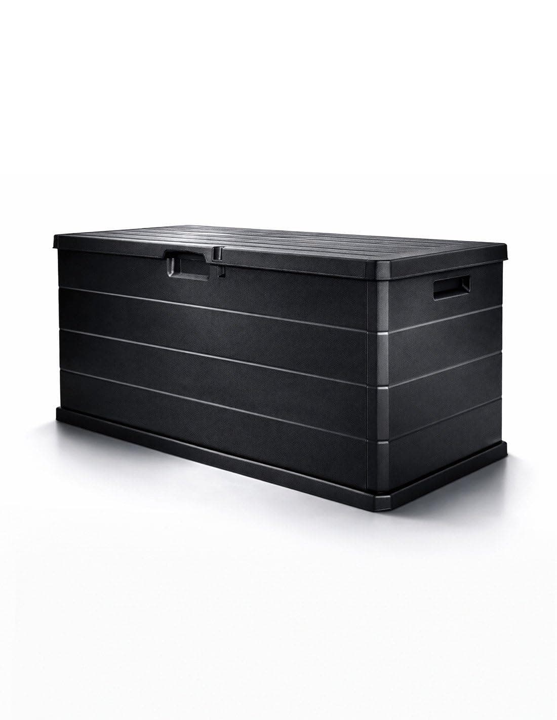 Jardin202 - Baúl Exterior Grande 170L / 340L de Resina para Jardín y Terraza | Arcón de Almacenaje | Impermeable | Resistente UV | Antracita | 340 L () | 340 L — view 2