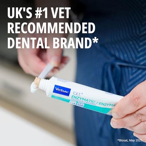 Virbac C.E.T.® Enzymatic Toothpaste| Tartar & Plaque Control for Fresh Breath | Pet Dental Care Toothpaste | Poultry Flavor, 2.5 oz — view 5