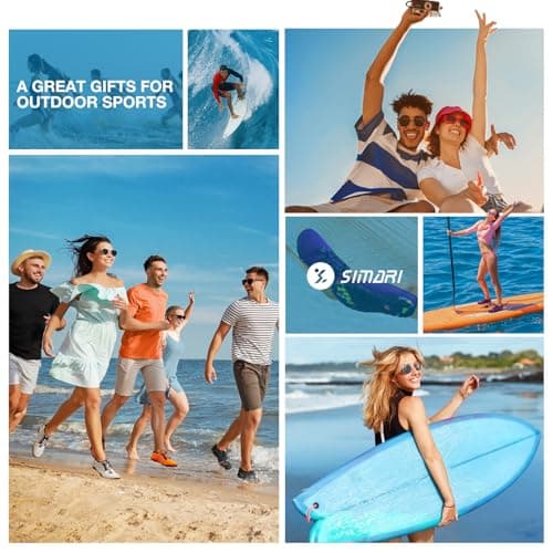 SIMARI Water Shoes for Women Men - Barefoot Quick-Dry Aqua Socks | Lightweight Swim Shoes for Surfing, Swimming, Beach Sports, Kayaking, Diving | Non-Slip Design — view 7