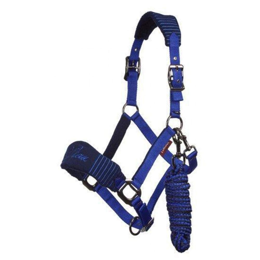 LeMieux Vogue Fleece Headcollar with Lead Rope - Extra Padding, Adjustable at Curb and Poll Strap — view 3