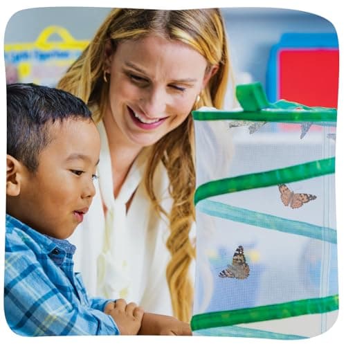 Insect Lore Raise and Release Butterfly Garden Kit – Caterpillar Habitat with redeemable Voucher – STEM-accredited Butterfly Growing Kit for Kids, Classrooms, and Homeschool Learning — view 4