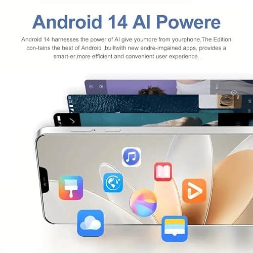 Echoamo 12GB+512GB Storage Unlocked Phone 5G Dual SIM (Black) — view 5