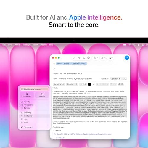 Apple 2026 MacBook Neo 13-inch Laptop with A18 Pro chip: Built for AI and Apple Intelligence, Liquid Retina Display, 8GB Unified Memory, 512GB SSD Storage, 1080p FaceTime HD Camera, Touch ID; Blush — view 4