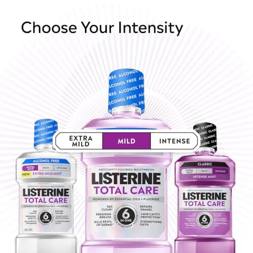 Listerine Total Care Alcohol Free Mouthwash, Mild Mint, 33.8 fl. oz/1L x 2 — view 4