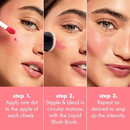 e.l.f. Camo Liquid Blush, Long-lasting Liquid Blush For High-pigment Color, Creates A Soft, Dewy Finish, Vegan & Cruelty-free, Pinky Promise — view 4