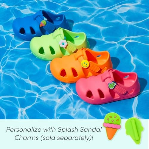 Ten Little Splash Sandals for Toddlers Kids & Baby, Lavender Purple, Size 6 — view 6