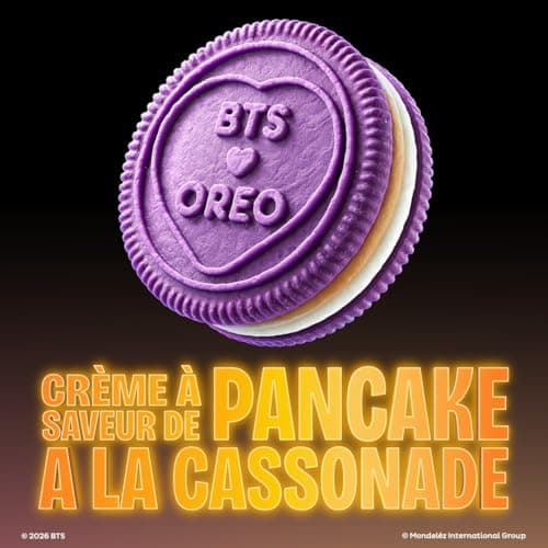 OREO & BTS Brown Sugar Pancake Creme Sandwich Cookies, Limited Edition, 303g — view 4