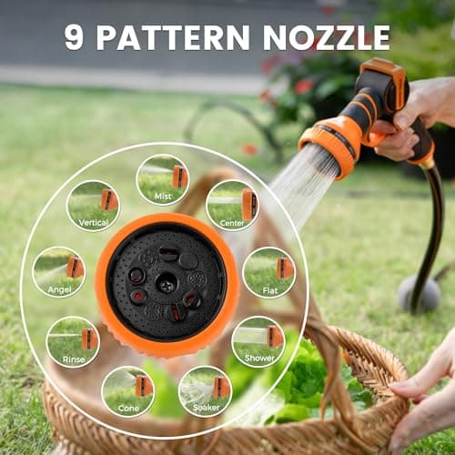 Giraffe Tools AW505/8 Retractable Garden Hose Reel 5/8" x 115+5 ft, Heavy Duty Wall Mounted Water Hose Reel Automatic Rewind, 180 Deg Swivel Bracket, Slow Retraction, 115ft, Dark Grey — view 6