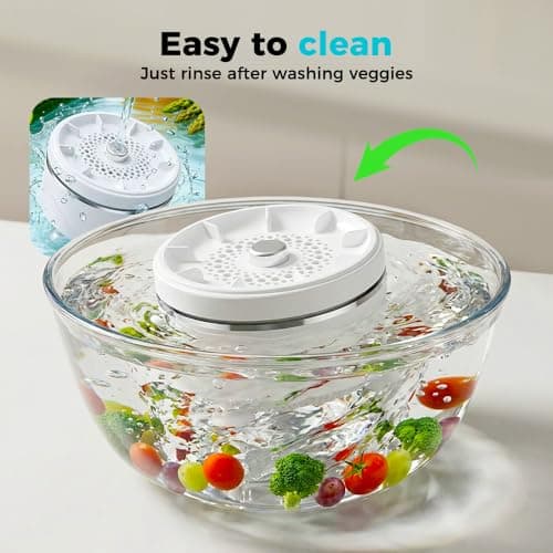 2026 New Fruit and Vegetable Washing Machine, Countertop Fruit Washing Machine, Electric Vegetable Cleaner, Device Waterproof, for Fruits, Suitable for Use in the Kitchen (1PCS) — view 5
