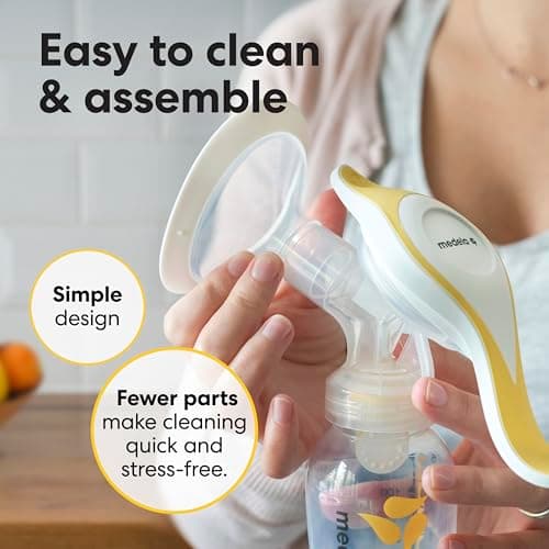 Medela Harmony Manual Breast Pump, Compact Swiss Design with PersonalFit Flex Shields and Medela's 2-Phase Expression Technology — view 5