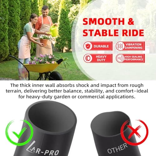 AR-PRO 11x4.00-4 Replacement Inner Tubes with TR87 Bent Valve Stem – Butyl Rubber Tire Tubes for Hand Truck, Lawn Mower, Wheelbarrow, Garden Cart – Fits 4.10/3.50-4 Tires (2 Pack) — view 4