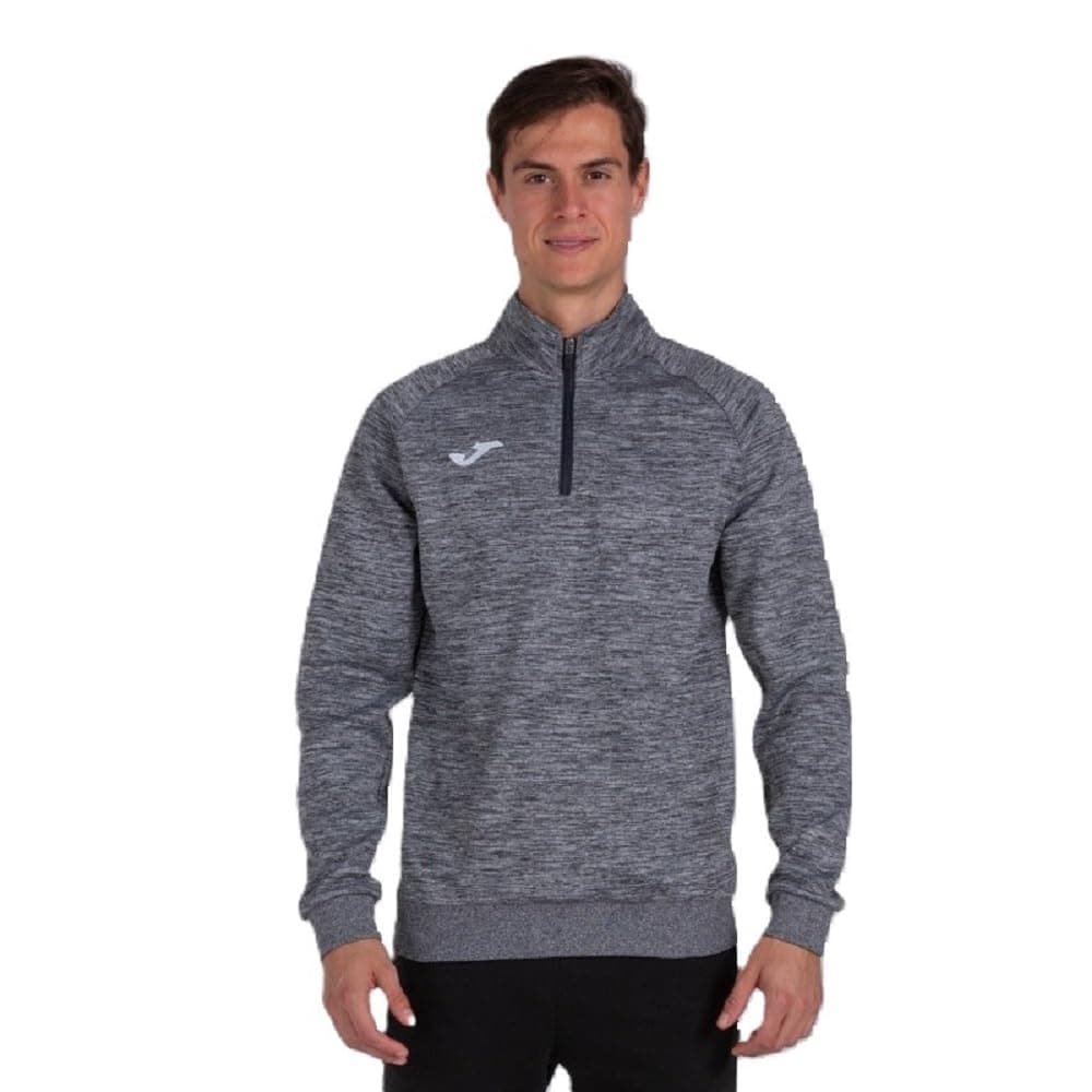 Joma- Sudadera para Hombre , 6XS - 3XL - Cálida y Transpirable, Evita entrada de Frío con Media Cremallera, Bajo y Puños en Rib - Faraón