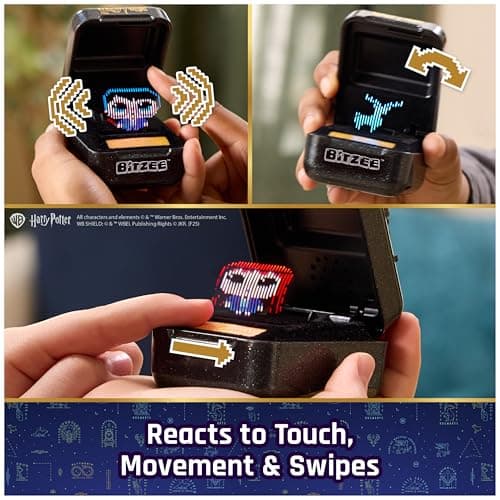 Wizarding World Harry Potter, Bitzee Interactive Toy with 20 Characters Inside, Great for Easter Gifts, Digital Pet Reacts to Swipes, Tilts & Taps