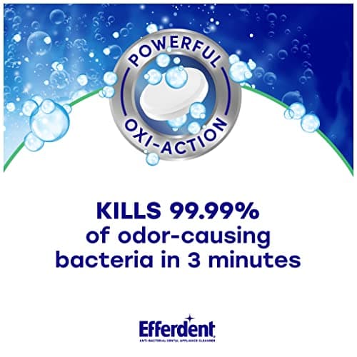 Efferdent Denture Cleaner Tablets, Minty Fresh & Clean, 126 Count