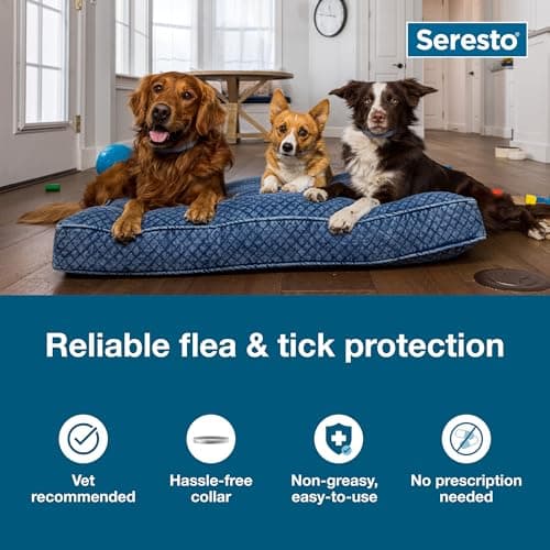 Seresto Flea & Tick Collar For Dogs Over 18 lbs., Treatment & Prevention, Vet-Recommend, 8 Month Protection — view 2