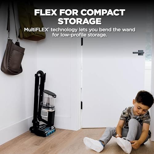 Shark IZ682H Vertex Pro Lightweight Cordless Stick Vacuum with DuoClean PowerFins, Black/Silver — view 4