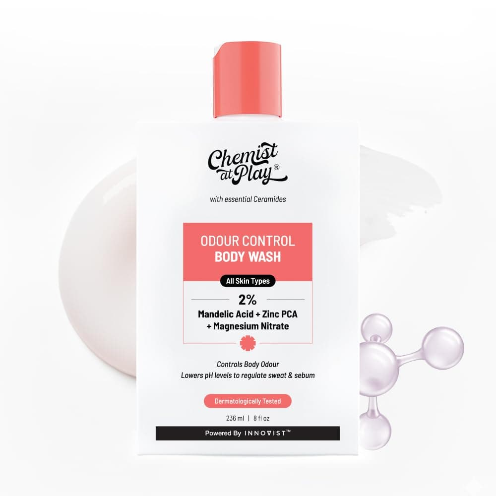 Chemist at Play 1% Salicylic Acid Body Wash | Helps Prevent Back & Body Acne Smoothens Bumpy Texture | For Sweaty Oily Normal and Dry Skin | Paraben and SLS Free | Suitable for Men and Women | 236 ml — view 10