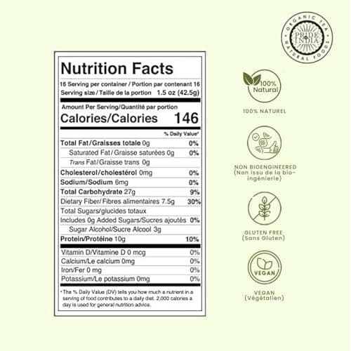 Pride Of India | Whole Green Mung Gram – 1.5 lbs (680 gm) Jar | Dried Green Mung Beans for Sprouting, Nutty Vegetarian Superfood, High Protein & Fiber