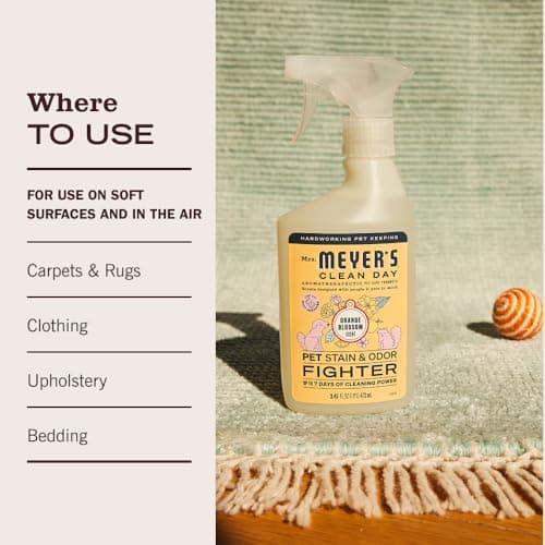 Mrs. MEYER'S CLEAN DAY Pet Stain & Odor Fighter, Orange Blossom Scent, 16oz — view 5