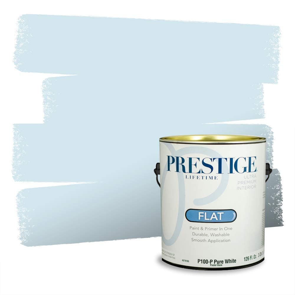 PRESTIGE Paints Interior Paint and Primer In One, 1-Gallon, Semi-Gloss, Comparable Match of Valspar* Dewdrop* — view 821