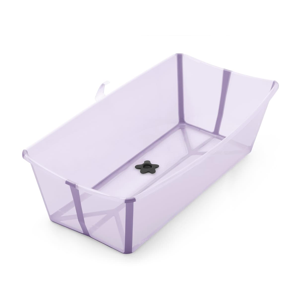 Stokke Flexi Bath X-Large, Lavender - Bañera plegable para bebé - Ligera, duradera y fácil de guardar - Práctica para usar en casa o de viaje - De 0 a 6 años