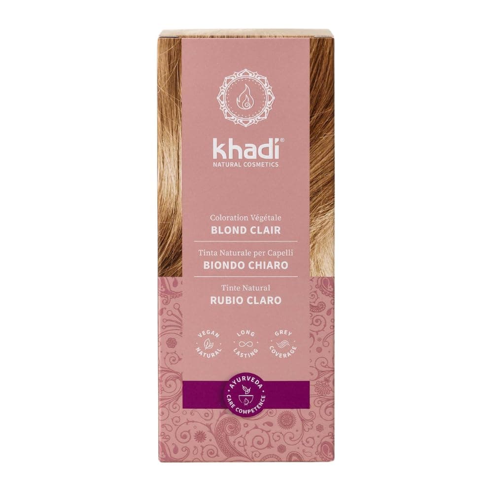 khadi CASTANO MEDIO Tinte vegetal para el cabello - tinte para un color castaño canela vivo y cálido hasta un castaño medio intenso y profundo - 100% vegetal - 100 g — view 33