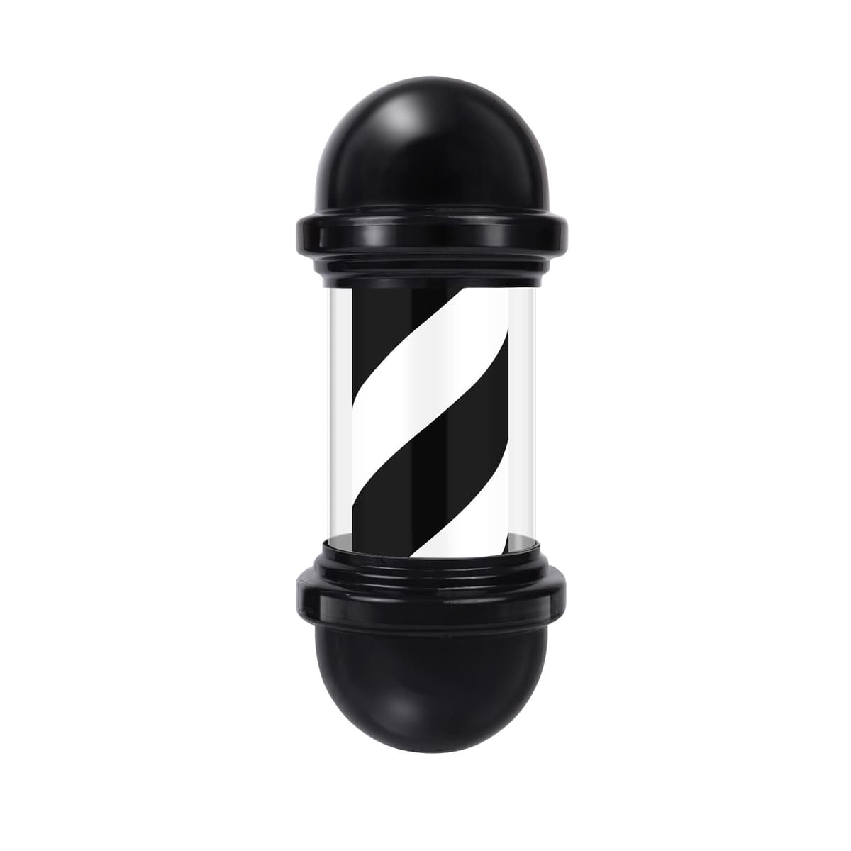 WDZD Mini 40 cm Negro Poste Barbero Barber Pole — view 4