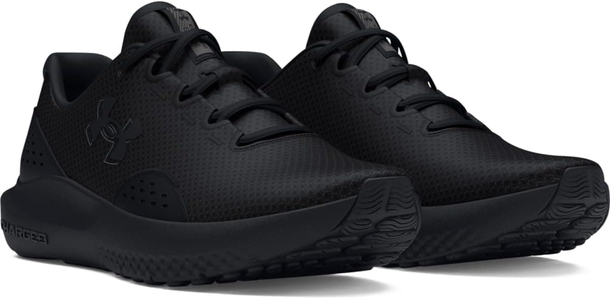 Under Armour UA Charged Surge 4 Men’s Running Shoe 9 UK Triple Black — view 2