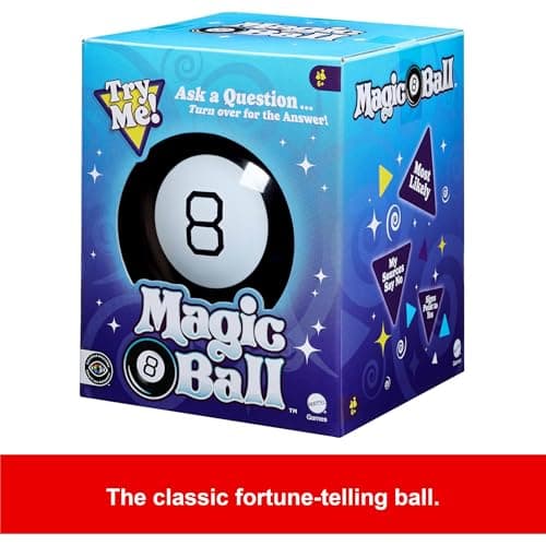 Mattel Games Magic 8 Ball Toys and Games, Original Fortune Teller Ball, Ask a Question and Turn Over For Answer — view 4