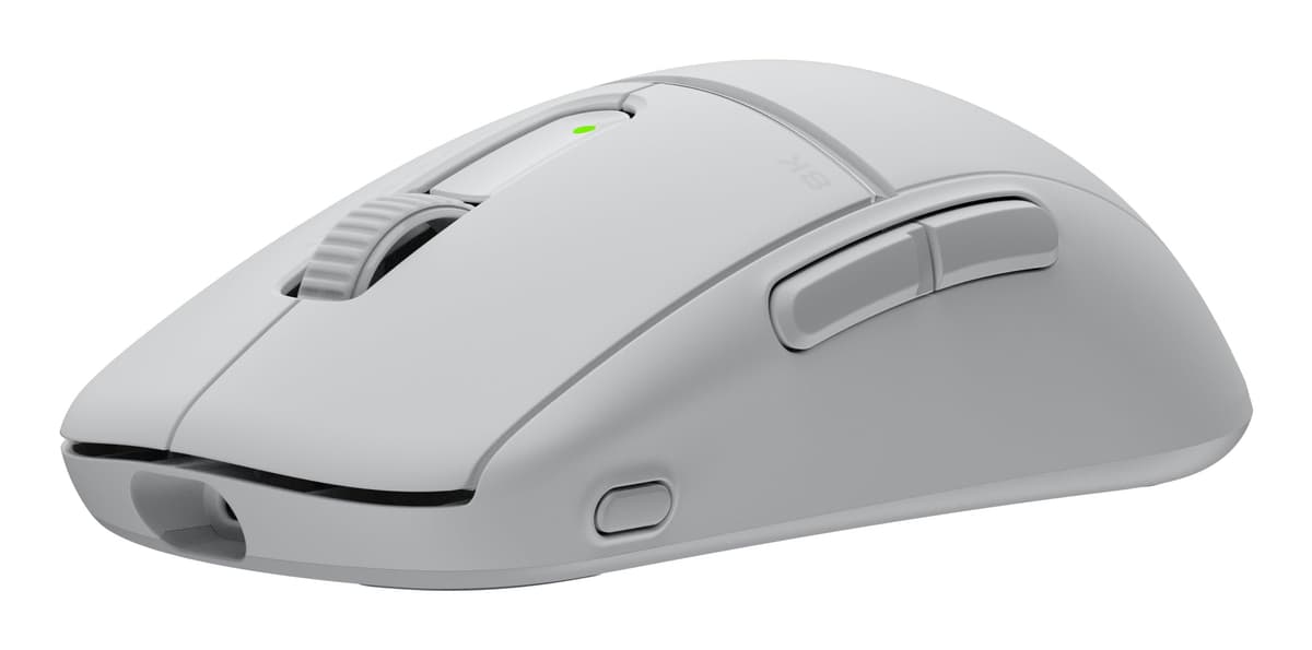Turtle Beach Burst II Pro White Wireless Esports Gaming Mouse - 8K polling, 57g Ultra Lightweight, 150-hour battery, Optical Switches, Symmetrical, 30K DPI Optical Sensor, 8 programmable inputs — view 3